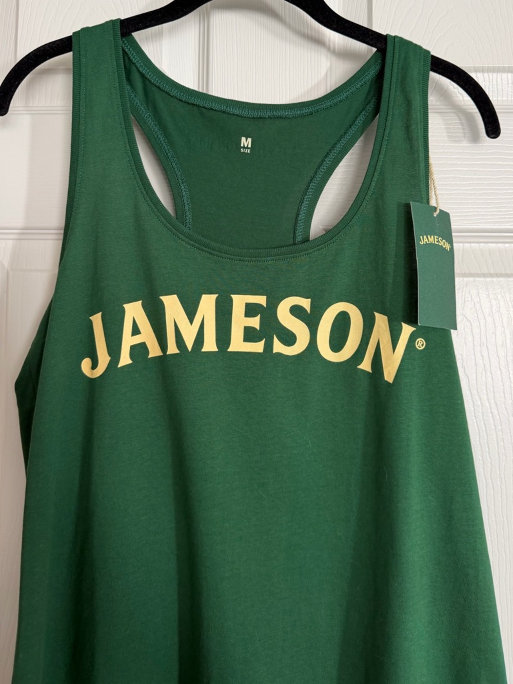 NWT Jameson Green Logo Racerback Tank